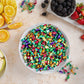 Glitterati Fruit & Berry Medley, Original Italian Miniature Hard Candies, Deluxe Quality, Individually Wrapped, 14 Oz (400 Count