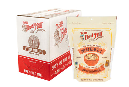Bob s Red Mill Old Country Style Muesli, 18oz (Pack of 4) - Non GMO, Whole Grain, Vegan, Kosher