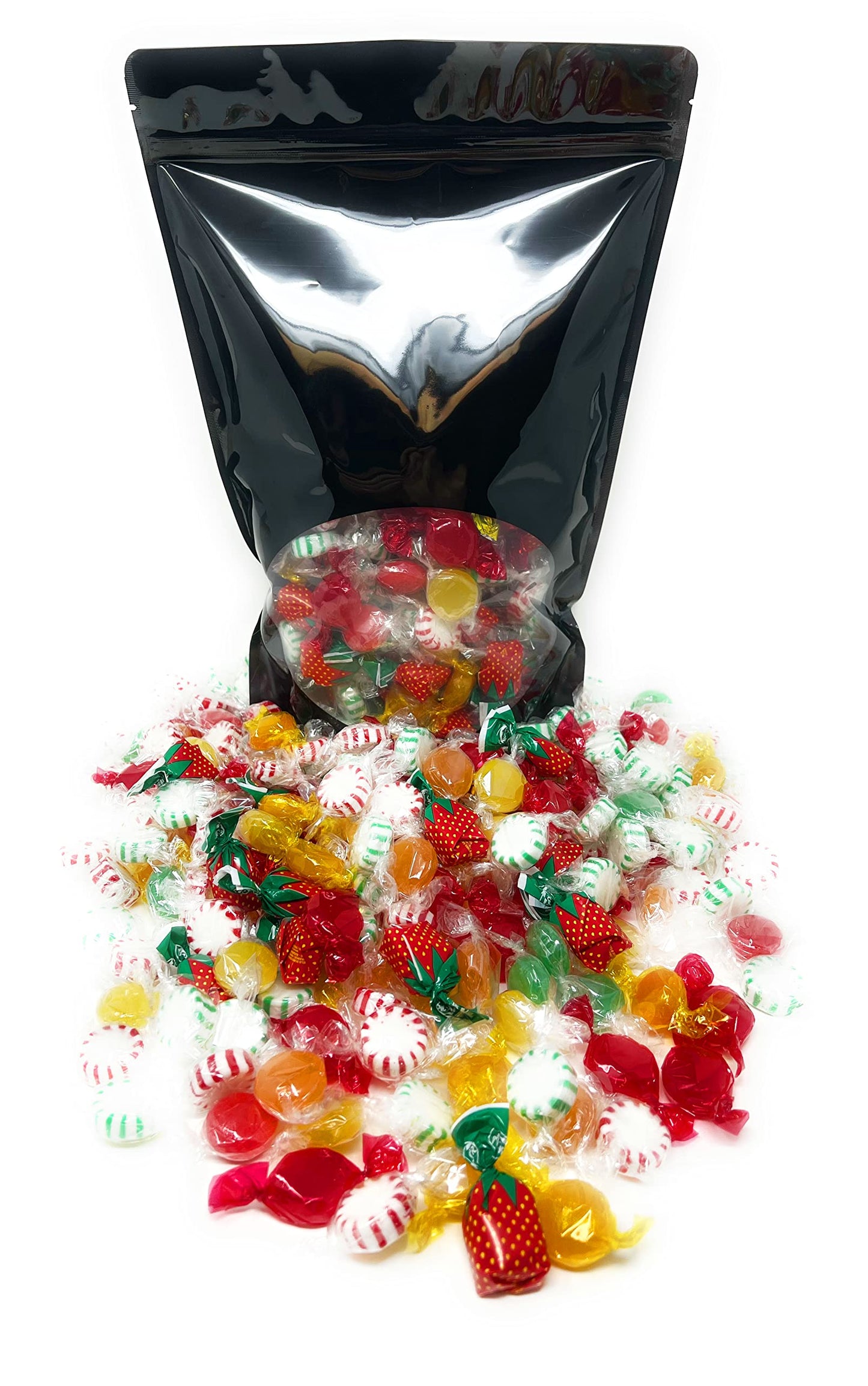 Assortit Hard Candy Assortment - Peppermint, Cinnamon, Butterscotch - 3 lbs - Individually Wrapped