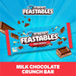 Feastables Mrbeast Combo Pack, King Size Milk Chocolate & Milk Crunch Bars, 10 Each, Candy Bars For Mature-Themeds & Kids, Candy Bar For Snacks, Gifts, Or Dessert, Fairtrade Cocoa, 2.1 Oz Each, 20 Count