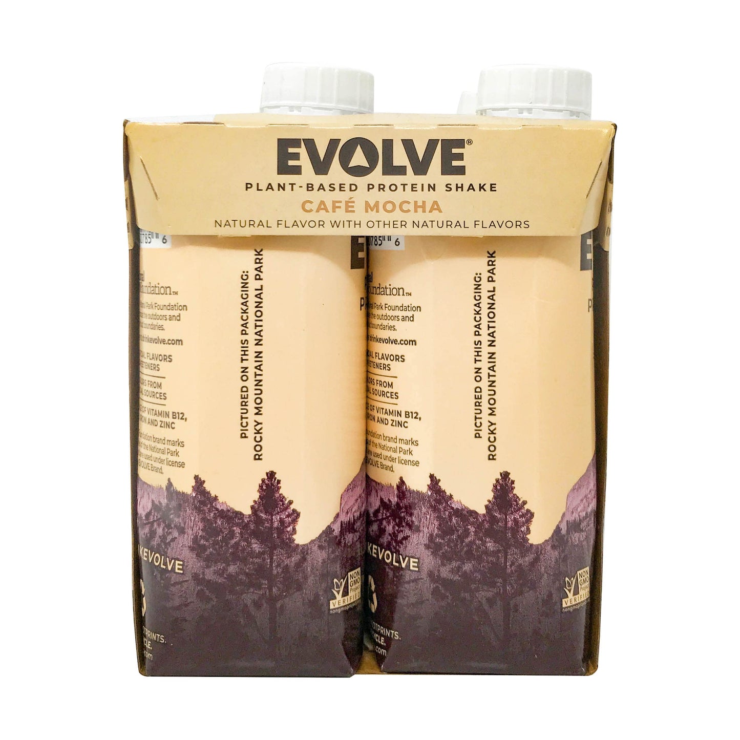 Evolve Mellow Mocha Protein Shake 4Pk, 11 Fz