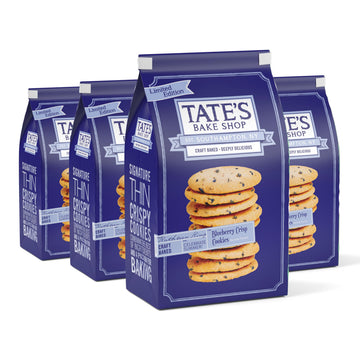 TateS Bake Shop Blueberry Crisp Cookies  Special Release  4-7 Oz Bags