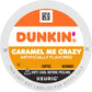 Dunkin' Caramel Me Crazy Flavored Coffee, 10 Keurig K-Cup Pods (Packing May Vary)