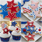 Cake Mate Cookie Decorating Icing Bundle - Red, White & Blue Icing for Cakes & Cookies - 21 oz Total