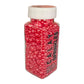 Sentovac Edible Red Pearl Sugar Sprinkles 4.23Oz/ 120G Edible Candy Pearls For Decorating | Edible Cake Cupcake Sprinkles For Halloween Christmas | Cookie And Ice Cream Topper Decorations
