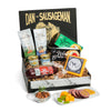 DAN THE SAUSAGEMAN Yukon Gift Basket - Gourmet Smoked Beef Summer Sausages & Snacks - 10 Pieces Set