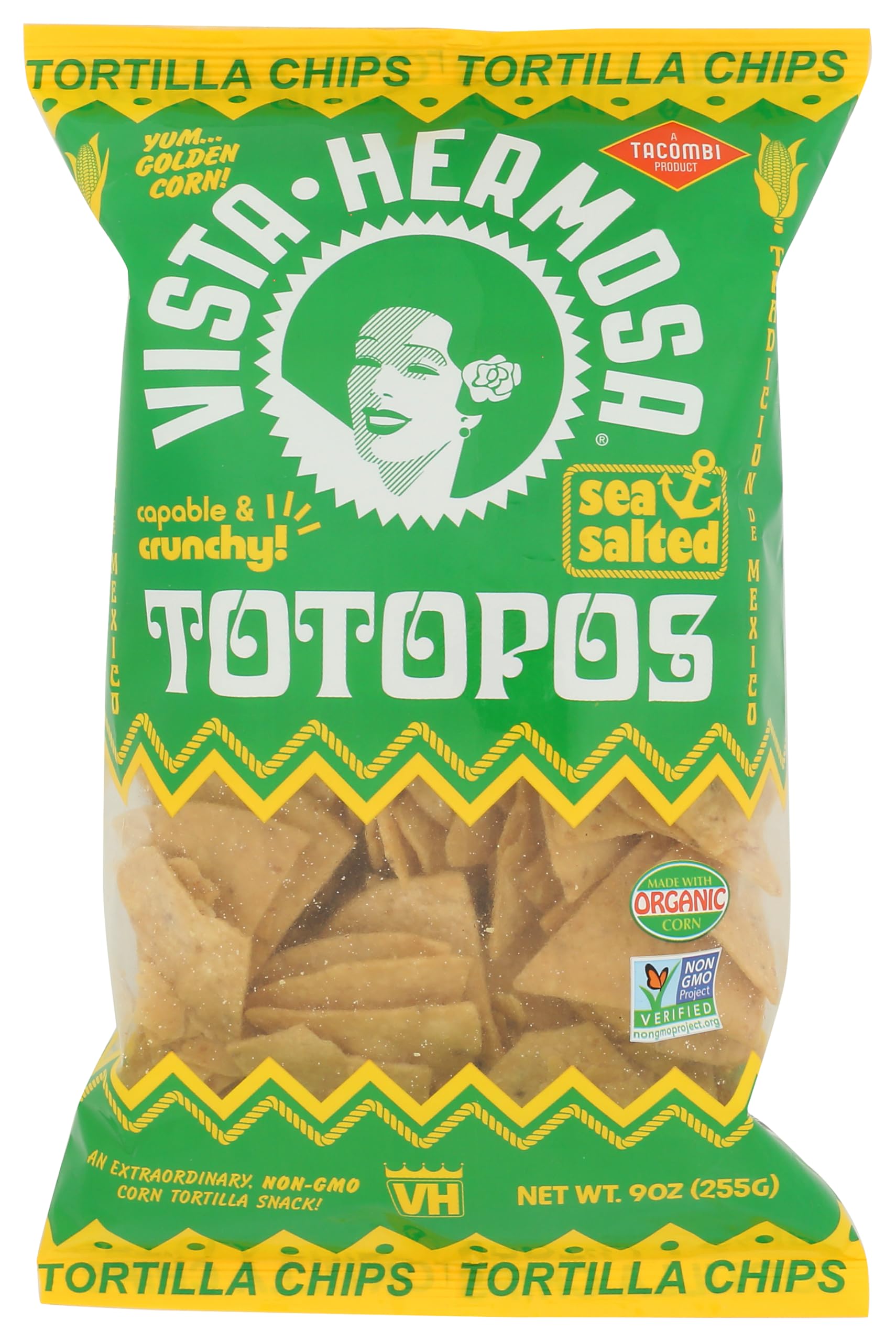 Vista Hermosa Corn Tortilla Chips, 9 oz