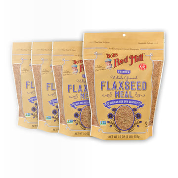 Bob s Red Mill Flaxseed Meal, 16oz (Pack of 4) - Non GMO, Vegan, Paleo Friendly, Keto Friendly, Kosher