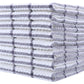 Cotton Grid Dish Cloths, Terry Cleaning Rags, 12 X 12 Inches, Light And Soft, Quick Drying Dish Rags, 8Pc/Set (Purple)