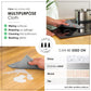 Superscandi Swedish Dishcloths For Kitchen Grey 10 Pack Reusable Compostable Kitchen Cloth Made In Sweden Cellulose Sponge Swedi