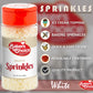Bakers Choice White Sprinkles For Baking - Jimmies Sprinkles For Ice Cream Toppings - Dairy Free, Kosher 2.8 Oz.