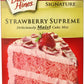 Duncan Hines Signature Strawberry Cake Mix, 16.5-Ounce Boxes (Pack of 6)