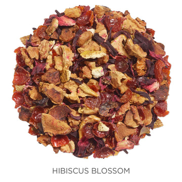 Tea Forte Hibiscus Blossom Organic Herbal Tea, Makes 35-50 Cups, 3.53 Ounce Loose Leaf Tea Canister