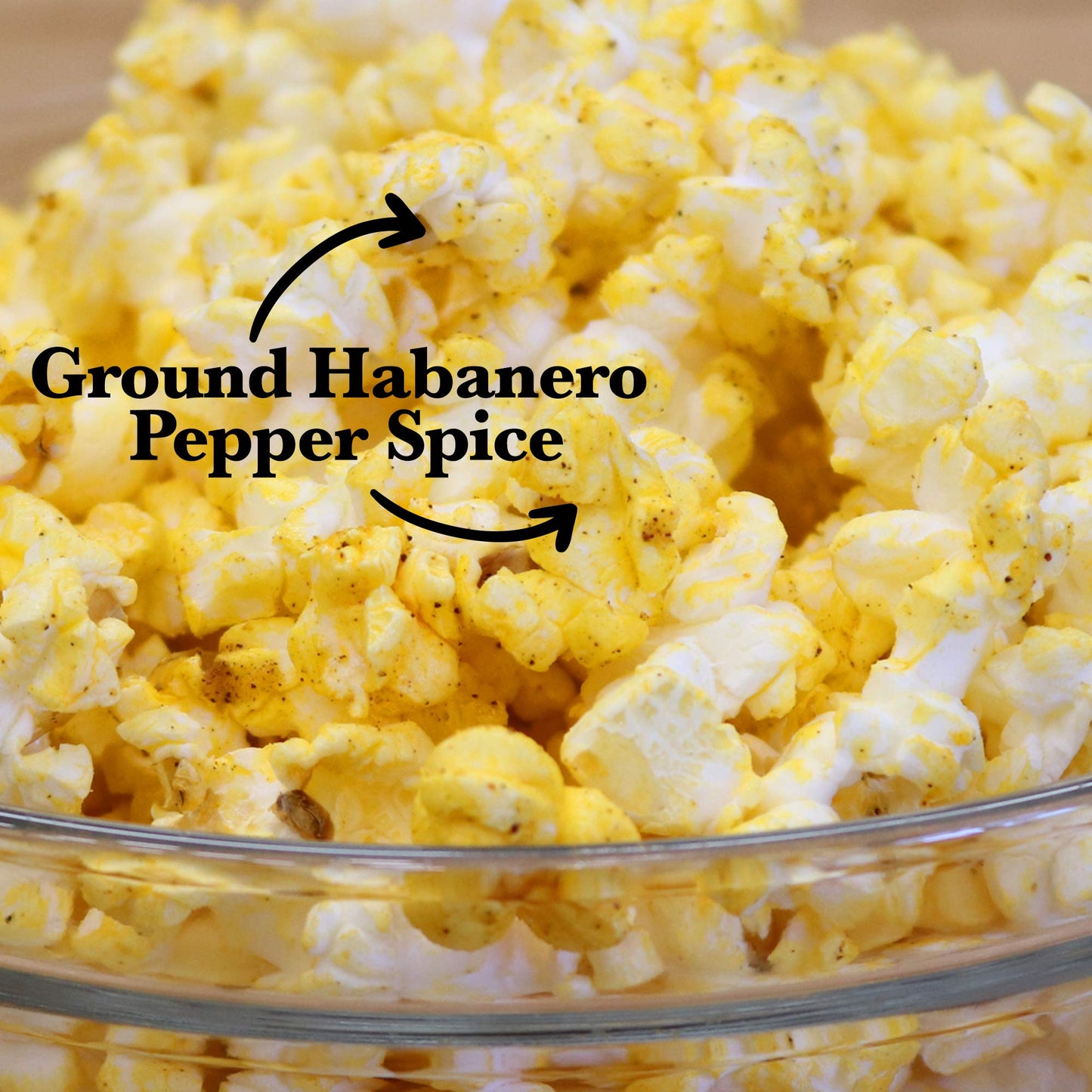 ASS KICKIN Habanero Popcorn - 6 Pack - Gourmet Spicy Snack - 0.58 Ounce Bags - Great for Movie Night
