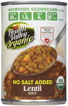 Health Valley Organic Lentil Soup, No Salt, 15 oz
