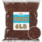 Chocolate Sprinkles - 6 Pounds - Chocolate Jimmies - Wholesale Ice Cream Sprinkles - Bulk Chocolate Baking Sprinkles For Cake, Cupcake, Cookie Decorating - Dessert Toppings