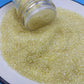 Edible 5 Ounce Fine Decorative Yellow Sanding Sugar Sprinkles For Baking, Sparkling Crystals For Cakes, Cookies, Cupcakes, Ice C