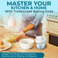 TradeGrade Pure Baking Soda Powder - 1 Gallon Bucket  Sodium Bicarbonate Powder | enhanced Food-Grade for Baking  Bread  Cookies & More | Baking Soda for Cleaning  Natural Cleaner & Deodorizer (1 Gallon)