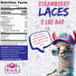 R.U.S. Candy Licorice Laces - Soft & Chewy Strawberry Flavor - 2 lbs Bulk Size