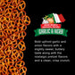 Knotty Pretzels “The Official Pretzel Of Malt-Inspired” 7.5 Oz Individual Seasoned Pretzels In Resealable Pretzel Snack Bags, The Perfect Pairing For Malt-Inspired, Savory Italian Flavor (6-Pack)