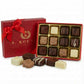 Luxury Milk Chocolate Truffles Gift Box – 12 Piece Assorted Belgian-Style Holiday Chocolates – Gourmet Candy For Christmas Gifts, Stocking Stuffers, Birthdays, Anniversaries & Dessert Platters