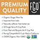 FGO Organic Ginger Tea K-Cup Pods - Caffeine-Free, Keurig Compatible, 24 Count, Pack of 1