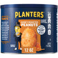 PLANTERS Honey Roasted Peanuts, 12 oz Jars, Pack of 12