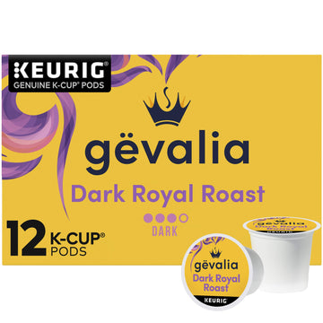 Gevalia Dark Royal Roast Dark Roast Keurig K‐Cup Coffee Pods (12 Ct Box)