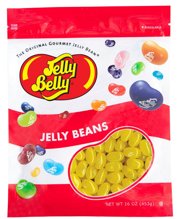 Jelly Belly Sunkist Lemon Jelly Beans - 1 Pound (16 Ounces) Resealable Bag - Genuine, Official, Straight From The Source