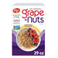 Grape Nuts Original Breakfast Cereal, Crunchy Whole Grain Wheat And Barley Cereal, Non-Gmo Project Verified, 29 Oz Box (Pack Of