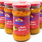 Rani Amla Pickle (Spicy Gooseberry Relish with Spices) 10.5oz (300g) Glass Jar, Pack of 5+1 FREE ~ Vegan | Gluten Free | NON-GMO