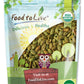 Food to Live Organic Dry Roasted Pumpkin Seed Kernels with Himalayan Salt, 2 Pounds Non-GMO, Oven Roasted Whole Pepitas, No Oil
