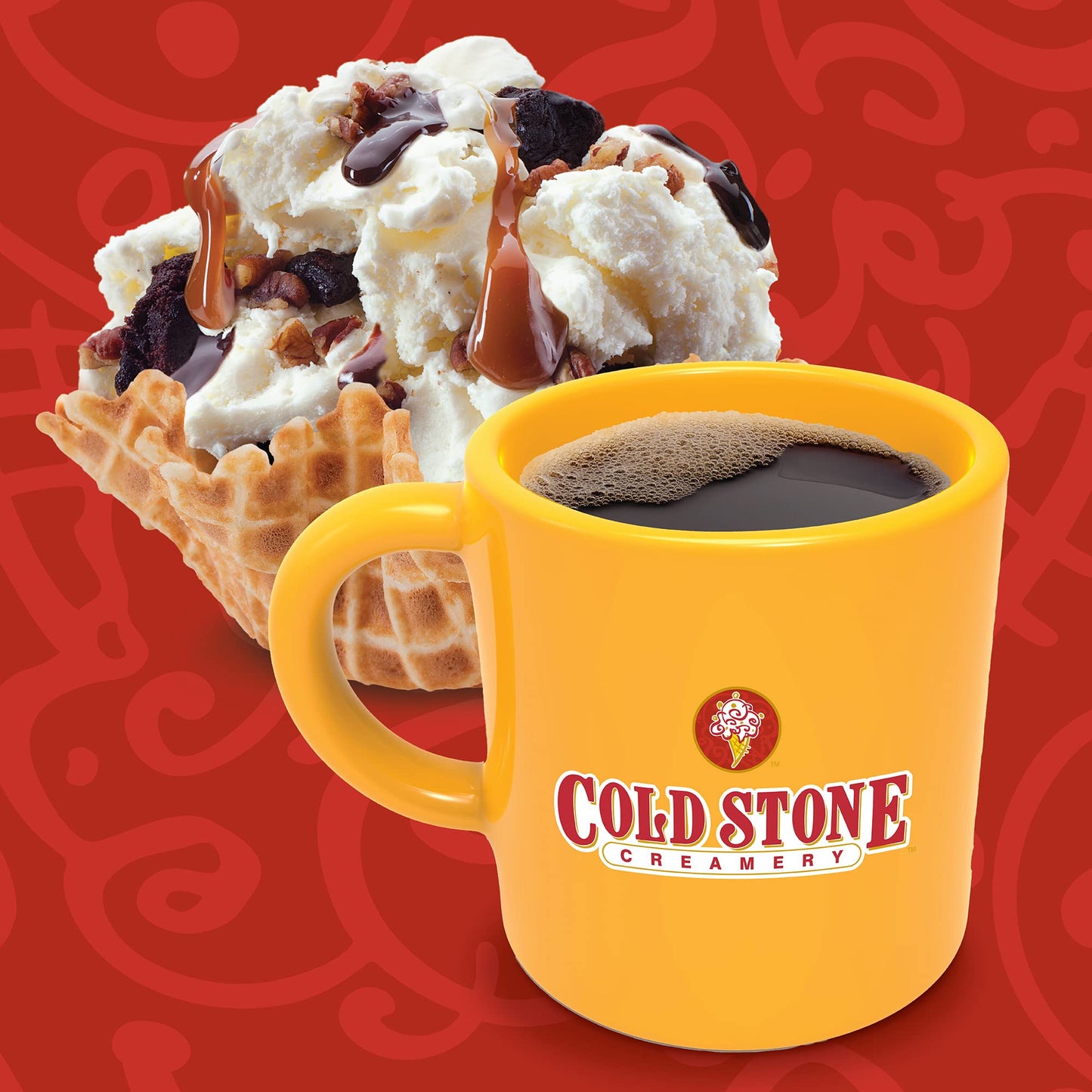 Cold Stone Creamery Beverages Coffee Pods, Founders Favorite, 40 Count, Compatible with K Cup malt-inspired