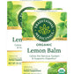 Traditional Medicinals Organic Lemon Balm Herbal Tea  Calming and Supports Digestion (Pack of 2) - 32 Tea Bags Total