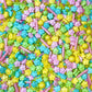 Sentovac Flowers Sprinkles Edible Spring Sprinkles Pink Yellow Blue Green Mix for Cake Decorating Candy Cupcake Cake Topper Cook