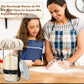 Sourdough Bread Baking Supplies 24 oz Sourdough Starter Jar Glass  Sourdough Starter Kit with Date Marked Feeding Band  Thermometer  Silicone Scr  Sewn Cloth Cover & Aluminum Lid  Sourdough Jar