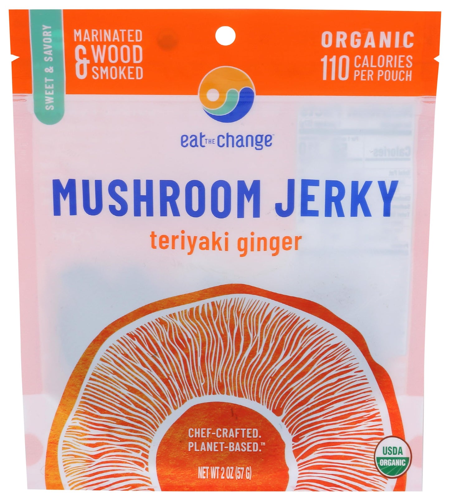 Eat The Change Organic Teriyaki Ginger Mushroom Jerky, 2 Oz
