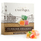Eastanbul Turkish Delight Candy 10.5Oz, 4 Mediterranean Flavors, Turkish Delights Assorted, Lokum Turkish Delight Rose, Bitter O