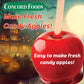 Concord Foods Candy Apple Kit (3 Pack) - Classic Red Candy Apples for Family Treats, Carnivals, Fairs, and Fundraisers - Include