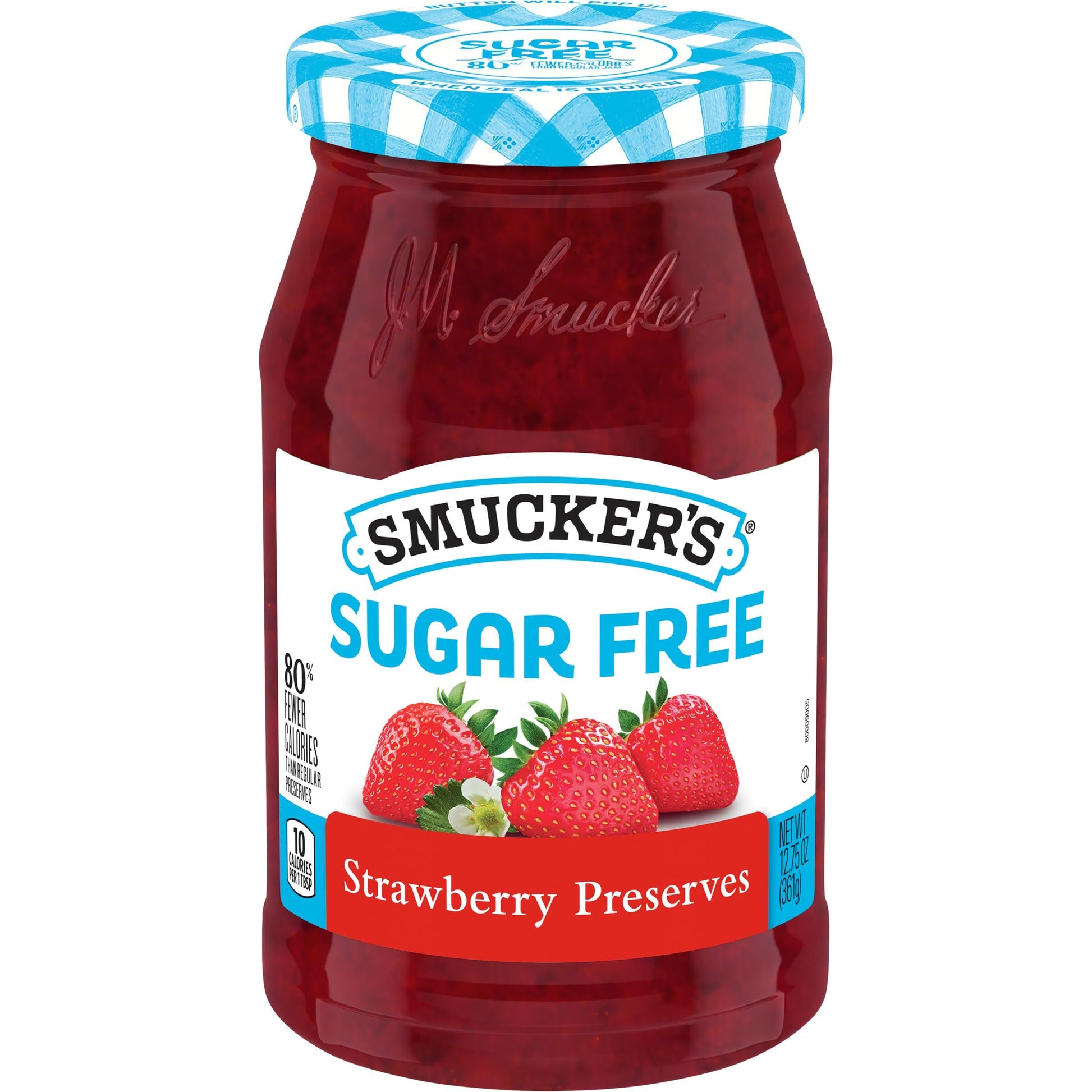 Smuckers Sugar Free Strawberry Preserves, 12.75 Ounces