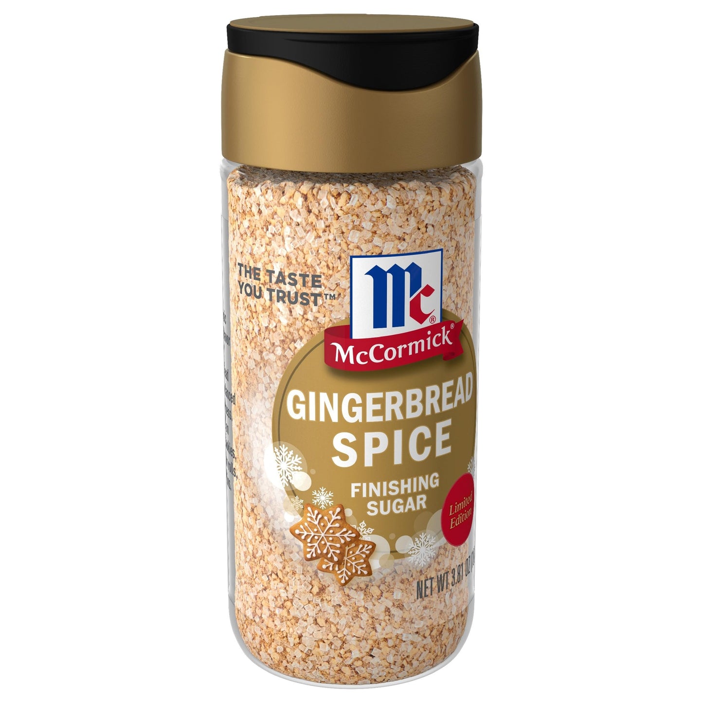 McCormick Gingerbread Spice Finishing Sugar, 3.81 oz