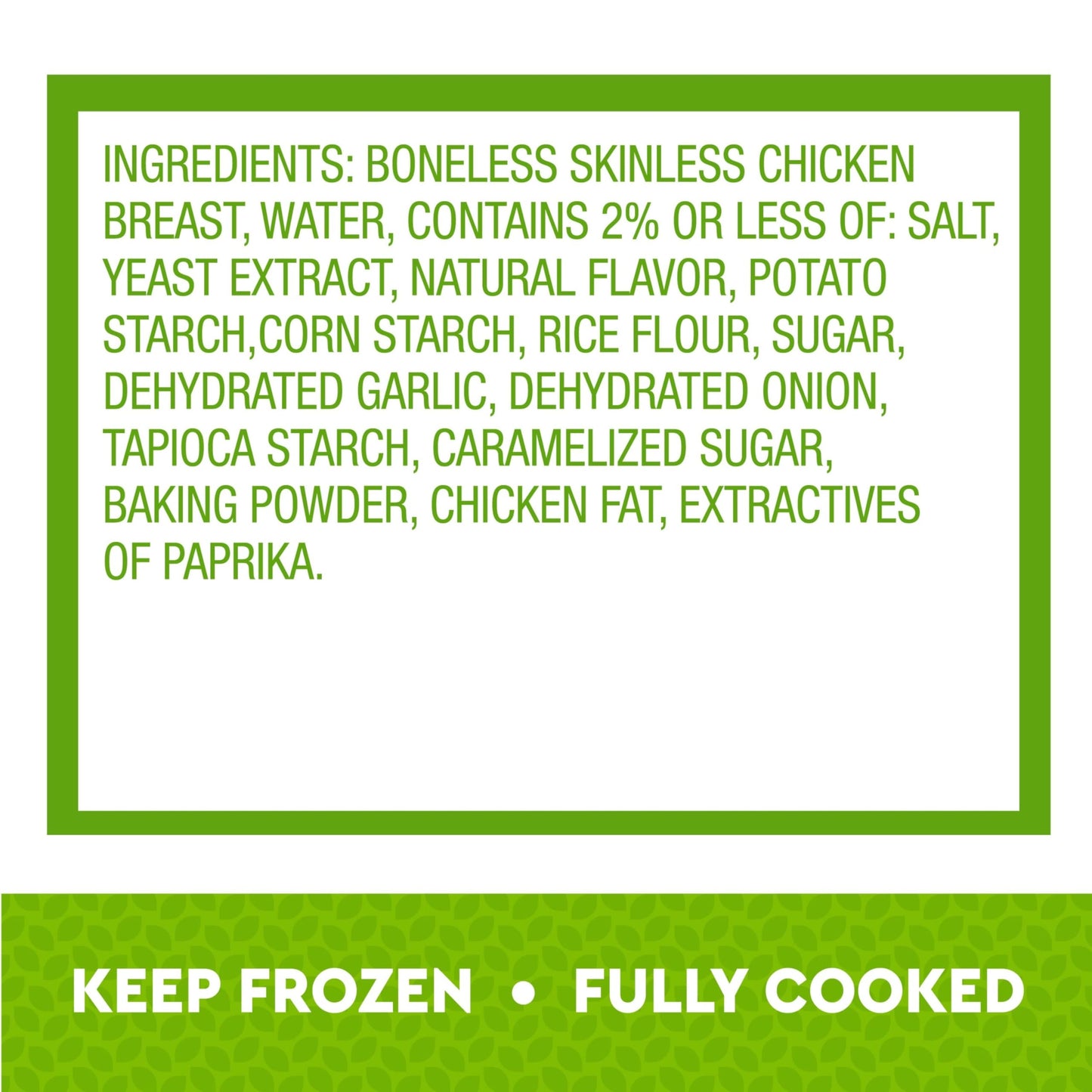 Just Bare Oven Roasted Chicken Breast Bites | Fully Cooked | 20 G Protein | Frozen | 1.20 LB