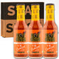HOT ONES Chili Maple Sauce, Natural Ingredients, 5 fl oz Bottle, Pack of 3