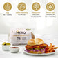 Hero Classic Hamburger Buns - Burger Buns | Net Low Carb Buns | High Fiber, 0G Net Carbs, 0G Sugar & 90 Calories Per Serving Bur