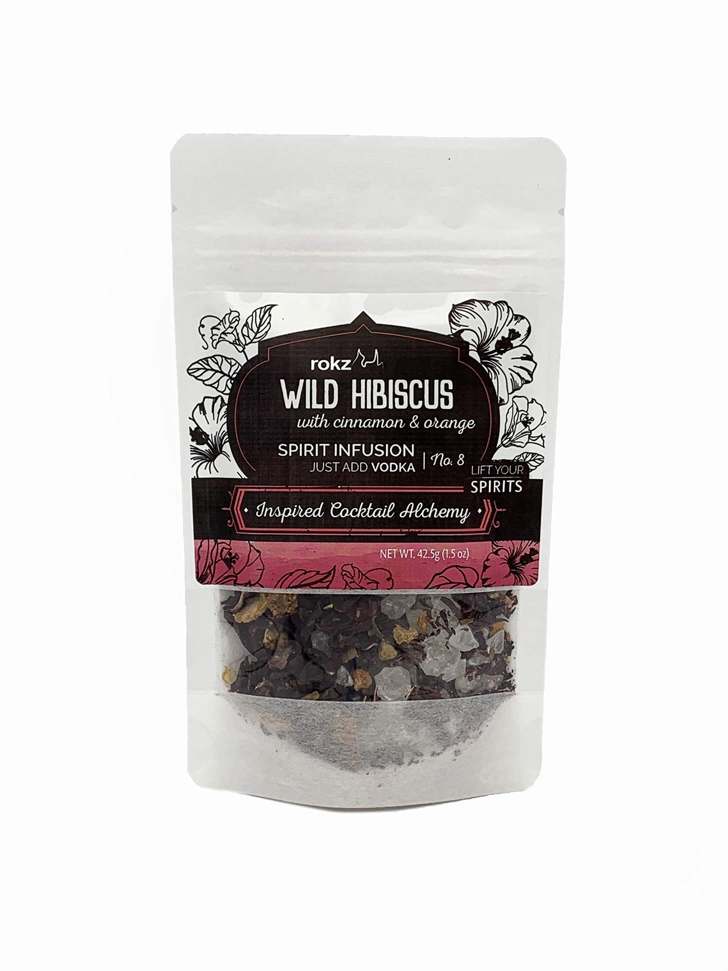 Rokz Wild Hibiscus Spirit Infusion Blend For Cocktails