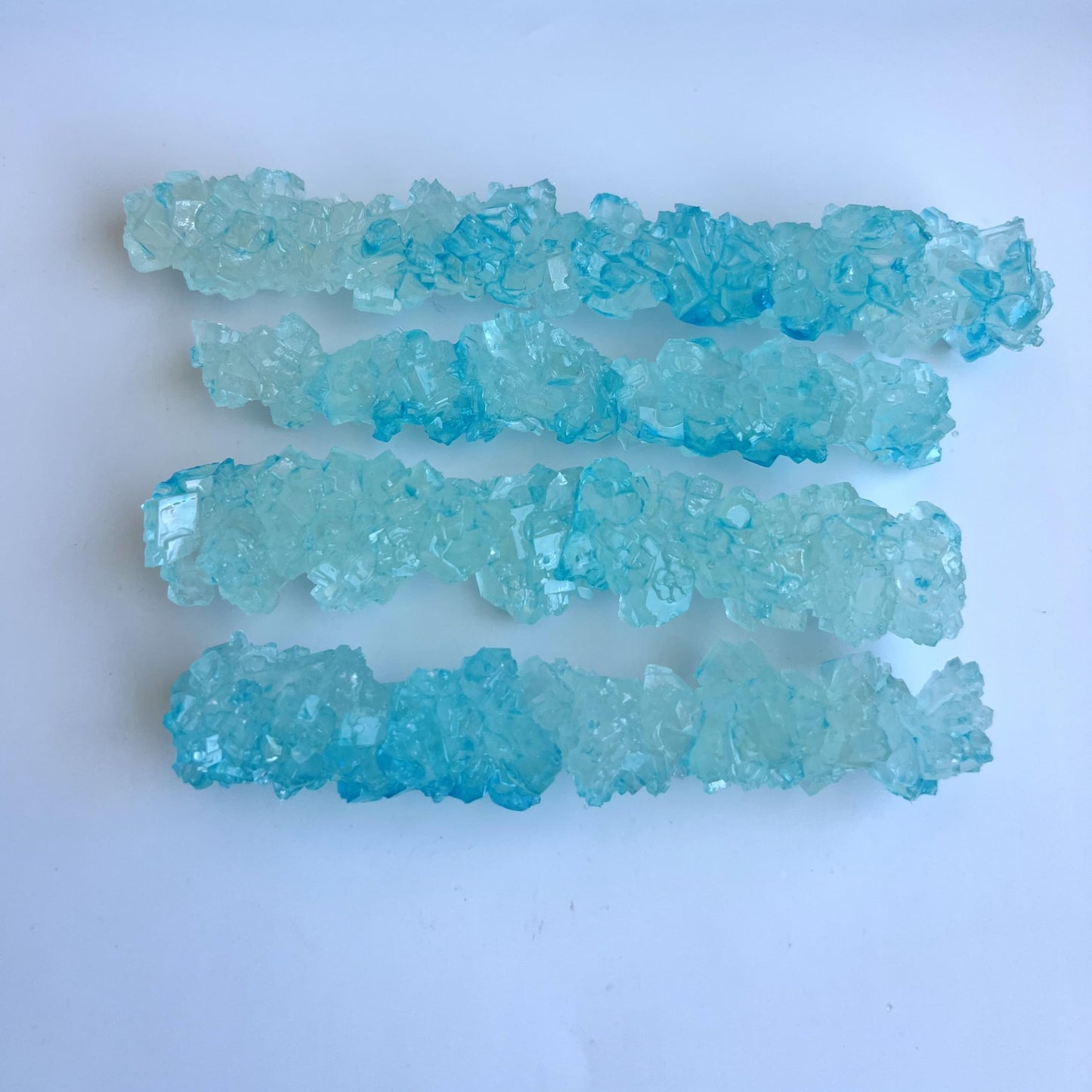 SweetGlob Old Fashioned Rock Candy Crystals on Strings (Cotton Candy Light Blue, 2 Pound)