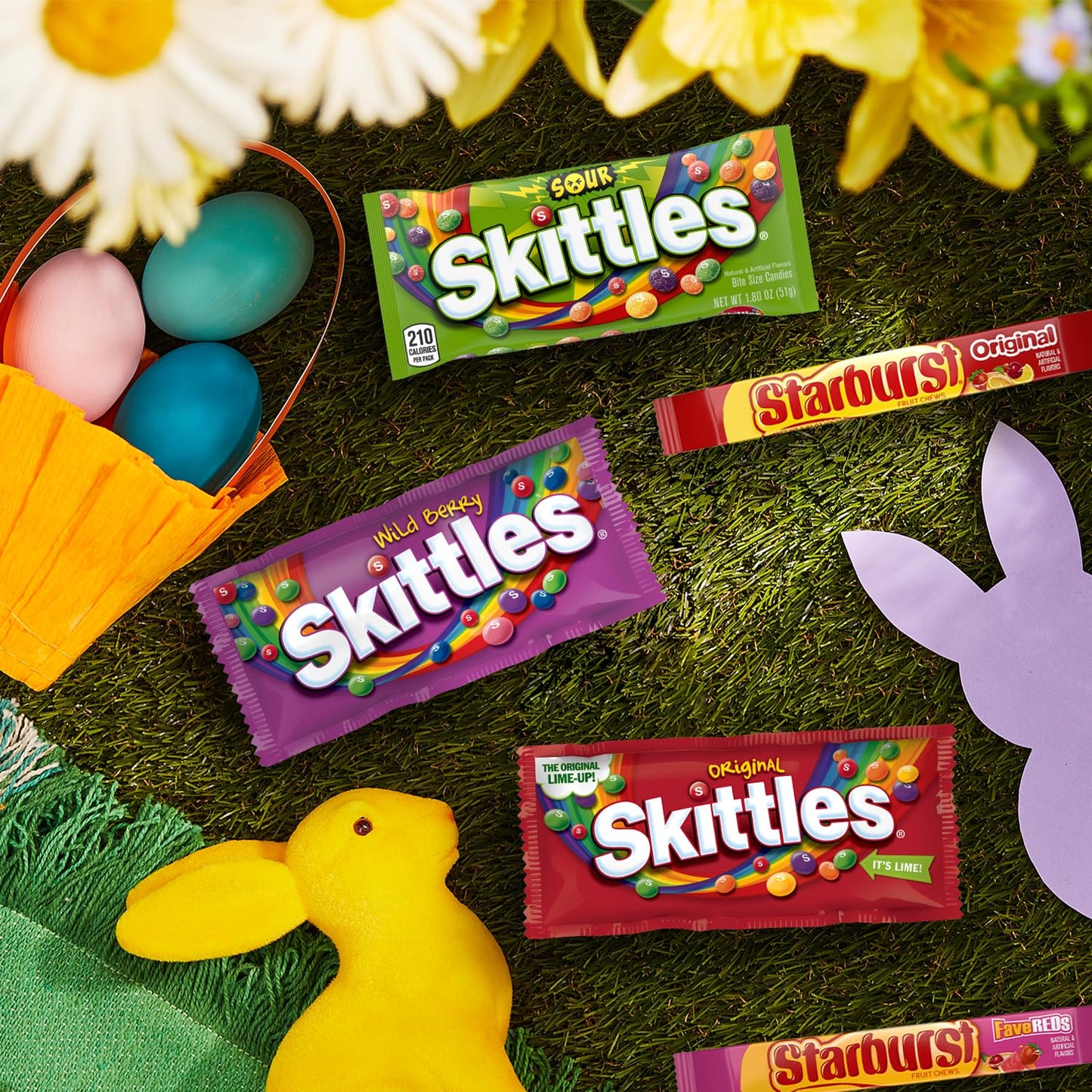 SKITTLES & STARBURST Chewy Candy Graduation Gifts, 18 Ct Bulk Box