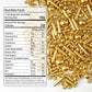 Joyvitas Edible Gold Pearl Star Rods Sprinkles, 150g Dessert Sprinkles for Cake Decorating, Wedding, Christmas, Baking Supplies