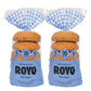 ROYO BREAD CO. NON-Assorted 2-Pack Low Carb Artisan Bread and Bagels  30-80 Calories (Plain Bagels)