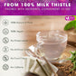FRESHDRINKUS Milk Thistle Herbal Tea - 100% Natural, 75 Tea Bags, Vegan, No Sugar, No Caffeine, Gluten-Free